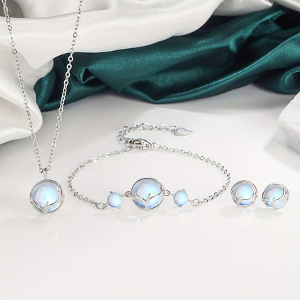 Elegant Moonstone Jewelry Set