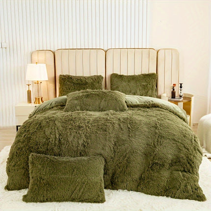 Luxurious Plush Duvet Cover Set - Soft & Cozy