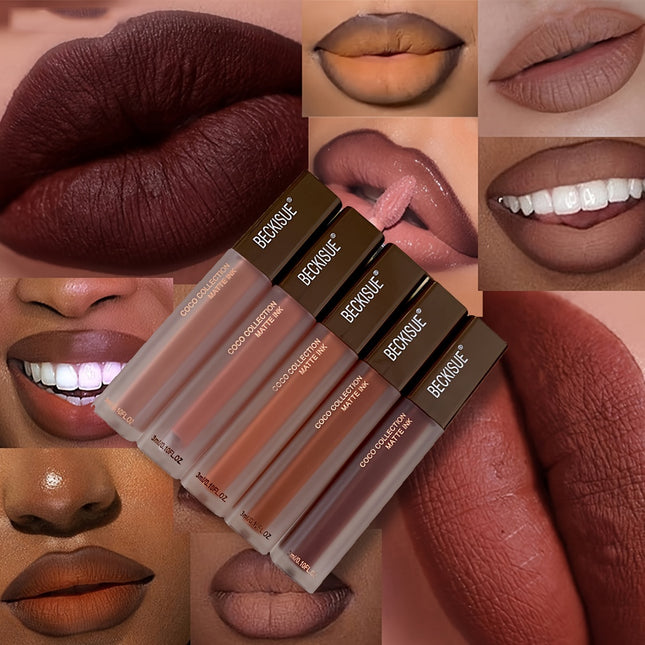Coffee Nude Velvet Lipstick Set