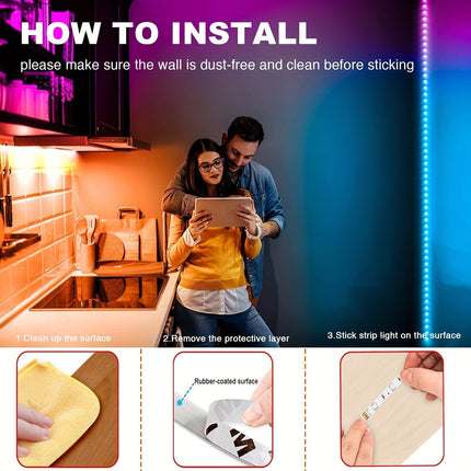 Music-Synced LED Strip Lights - Ultimate Color Experience