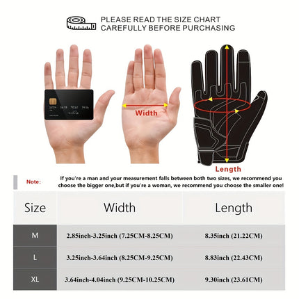 Breathable Motorcycle Gloves – Touchscreen & Night Reflective