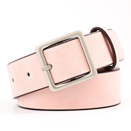 Women’s PU Leather Square Belt