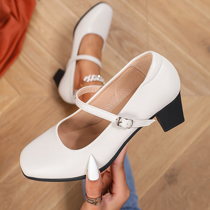 Elegant Black Mary Jane Pumps