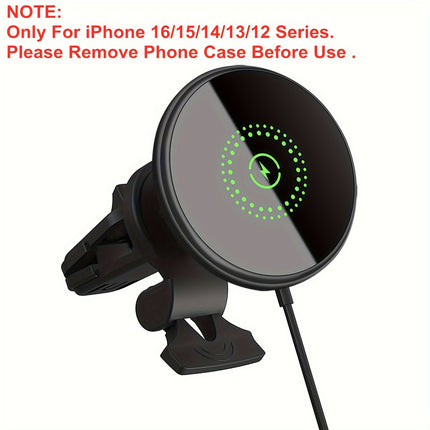 Magnetic Wireless Car Charger Mount for Fast Charging