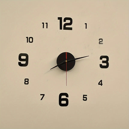 Nordic Style DIY Silent Wall Clock – Creative Home Décor - Monti Bargains
