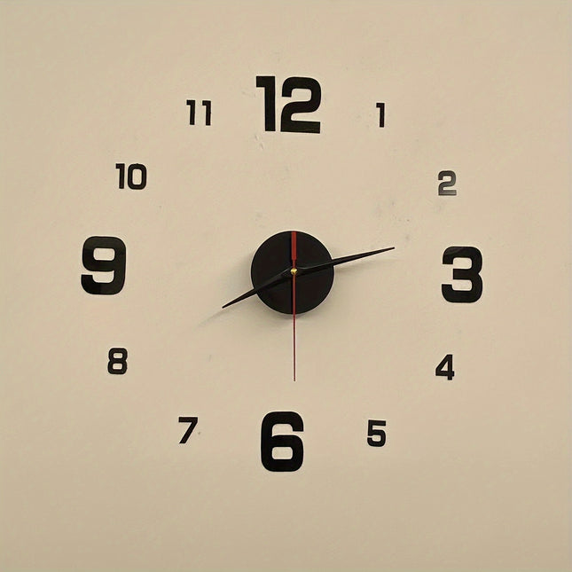 Nordic Style DIY Silent Wall Clock – Creative Home Décor - Monti Bargains