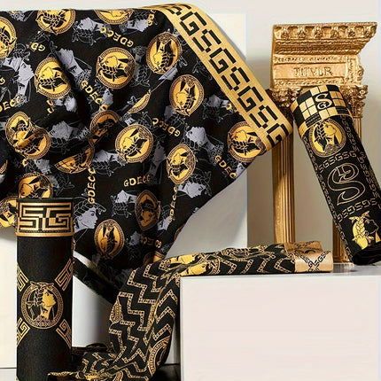 Black Golden Waistband Luxury Boxer Briefs