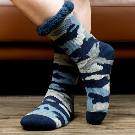 Men’s Sherpa-Lined Indoor Slippers