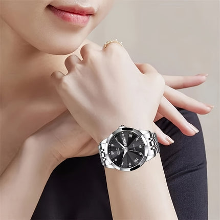 LIGE Luxury Luminous Quartz Watch