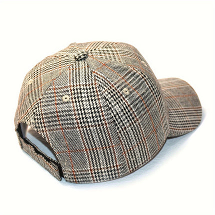 Classic Houndstooth Baseball Cap