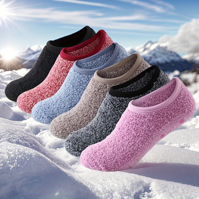 Thick Anti-Slip Floor Socks (6 Pairs)