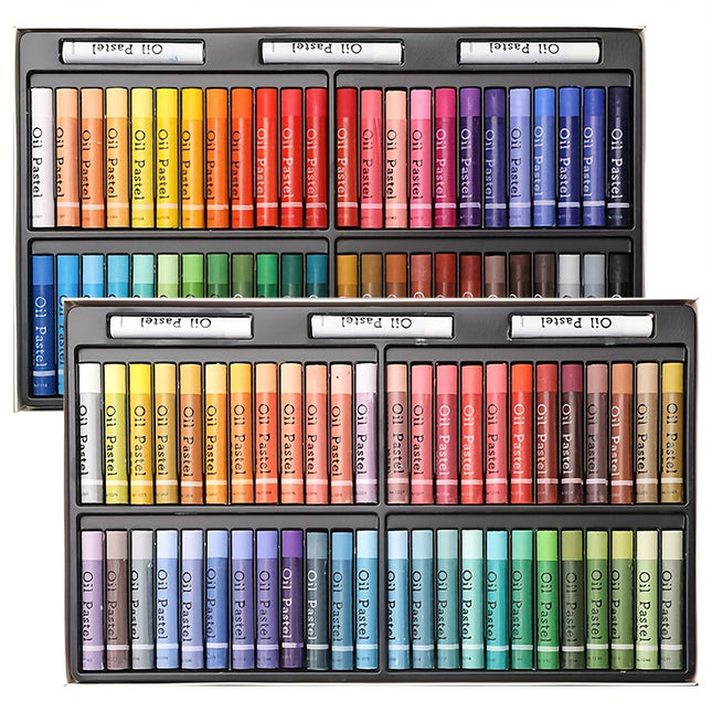 JIESO Premium 102pcs Soft Oil Crayons Set