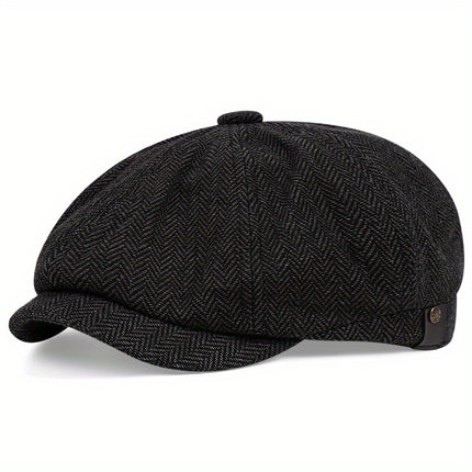 Men's Retro Herringbone Gatsby Hat