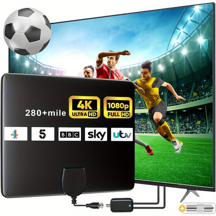 2024 HDTV Antenna – Crisp Channels, Easy Setup, Long Range