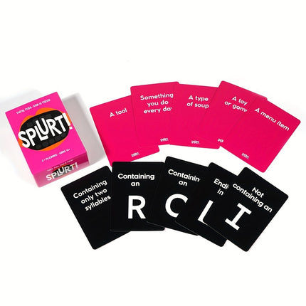 Think Fast, Speak First! Fun Party Card Game
