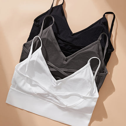 Three-Color Beauty Back Sports Bra