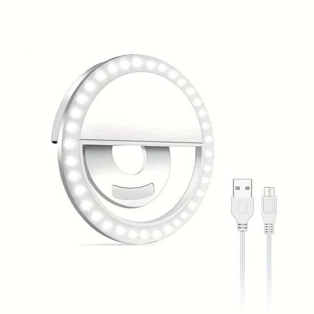LED Selfie Ring Light – Perfect for Photos & Makeup!