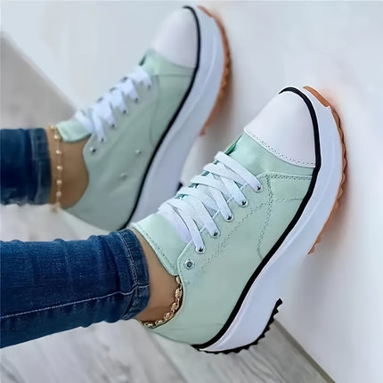 Women's Chunky Canvas Sneakers