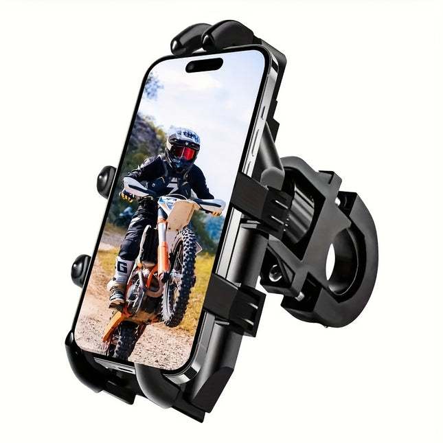 Anti-Shock Motorcycle Phone Holder - Safe & Secure Mount