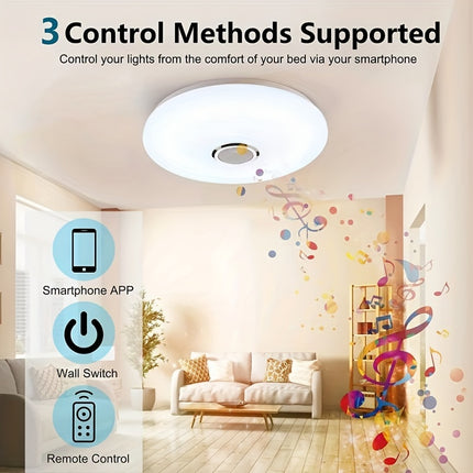 BENEWTON Smart RGB Ceiling Light – Remote & App Control