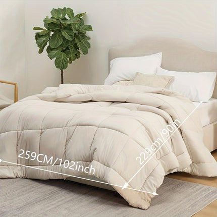 All-Season Soft & Cozy Quilted Comforter Insert