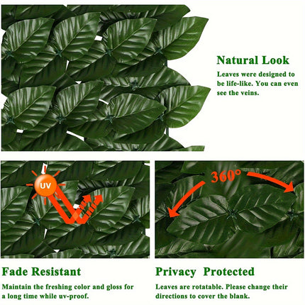 Artificial Ivy Privacy Screen - Elegant Outdoor Garden Decor