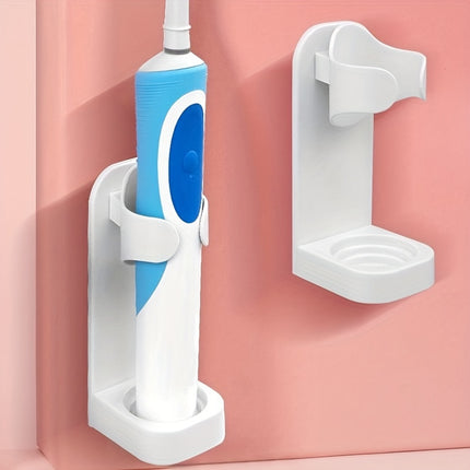 Wall-Mounted Electric Toothbrush Holder – No Drill Organizer - Monti Bargains