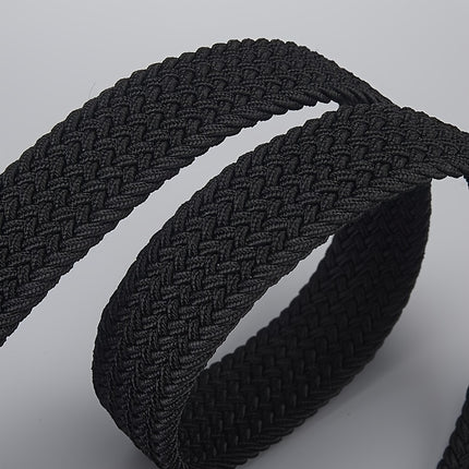 Elastic Woven Belt with Buckle