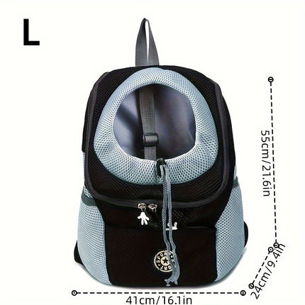 Breathable Dog Carrier Backpack for Travel & Adventuresrips - Monti Bargains