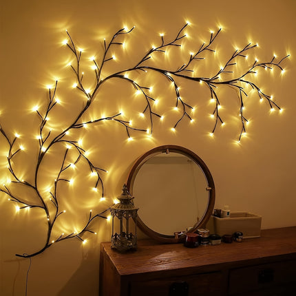Ledoor 96LED Branch Twig Lights - USB & Battery Operated