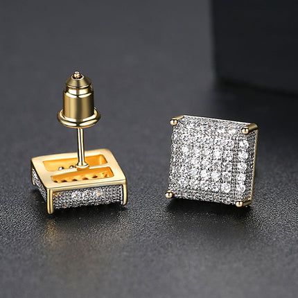 Hip Hop Stud Earrings For Men