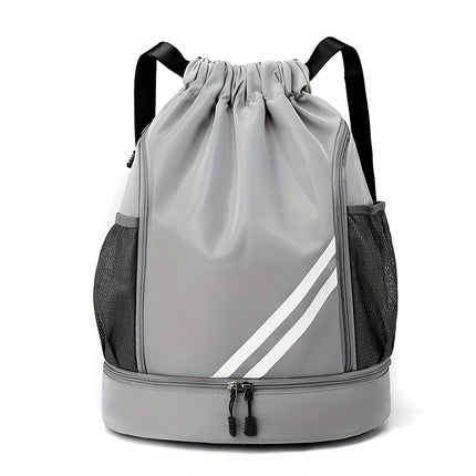 Versatile Drawstring Sports Gym Bag for Outdoor & Travel