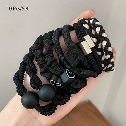 Heart & Smile Elastic Hair Ties