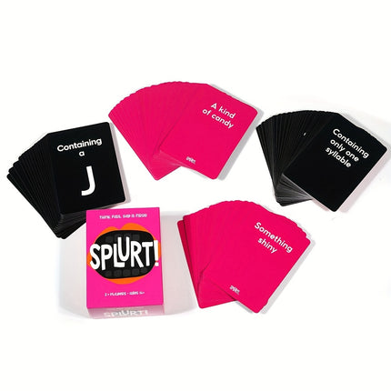 Think Fast, Speak First! Fun Party Card Game