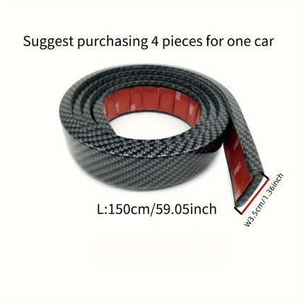 Universal Wide Body Wheel Brow Carbon Fiber Anti-Scratch