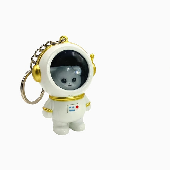 Astronaut Bear Night Light Keychain