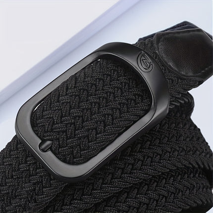 Elastic Woven Belt with Buckle