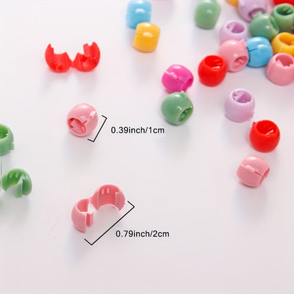 50pcs Colorful Mini Hair Claw Clips