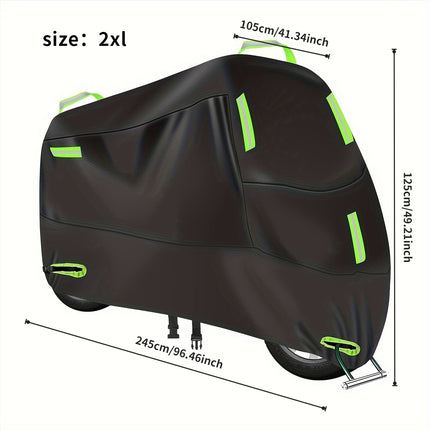 Universal All-Season Motorcycle Cover - Waterproof & UV Protection