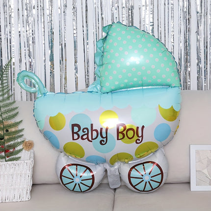 Adorable Baby Cart Gender Reveal Balloon