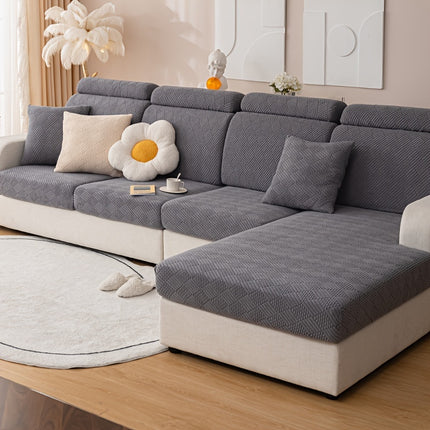 Modern Polar Fleece Sofa Slipcover - Elastic-Fit, Pet-Friendly Protector