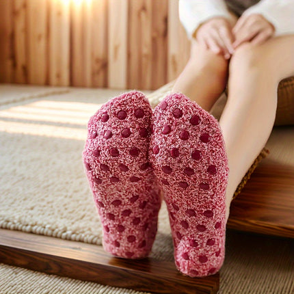 Thick Anti-Slip Floor Socks (6 Pairs)