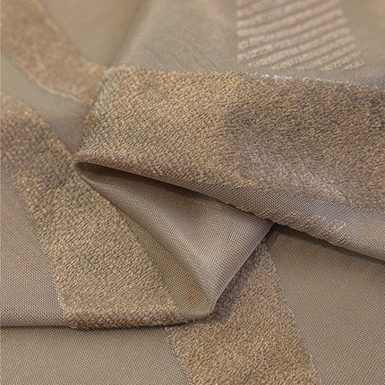 Elegant Coffee Sheer Curtains