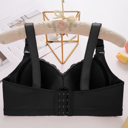 Contrast Lace Push-Up Bra