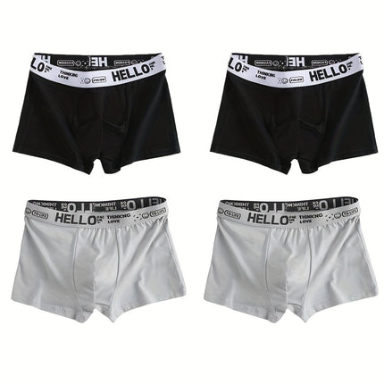 4-Pack Men's Cotton Boxer Briefs
