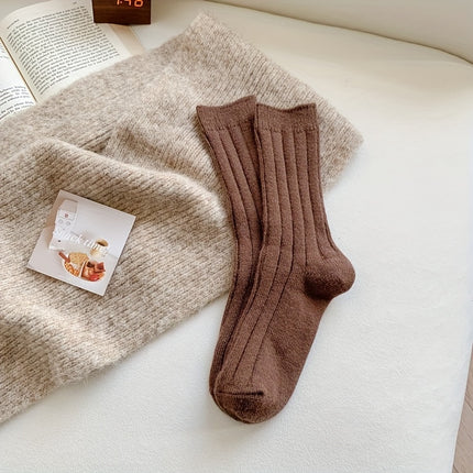 Women's Cozy Wool Blend Winter Socks (2 Pairs)