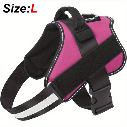 Reflective No-Pull Dog Harness with Easy-Grab Handle - Monti Bargains