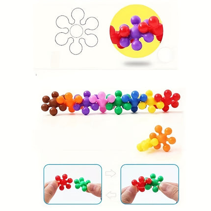 3D Plum Blossom Building Blocks – Fun Puzzle Toys