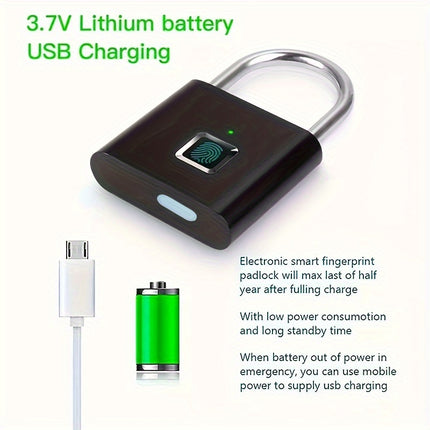 Mini Smart Fingerprint Padlock