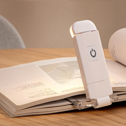 USB Rechargeable Clip-On Reading Light – 3 Color Modes